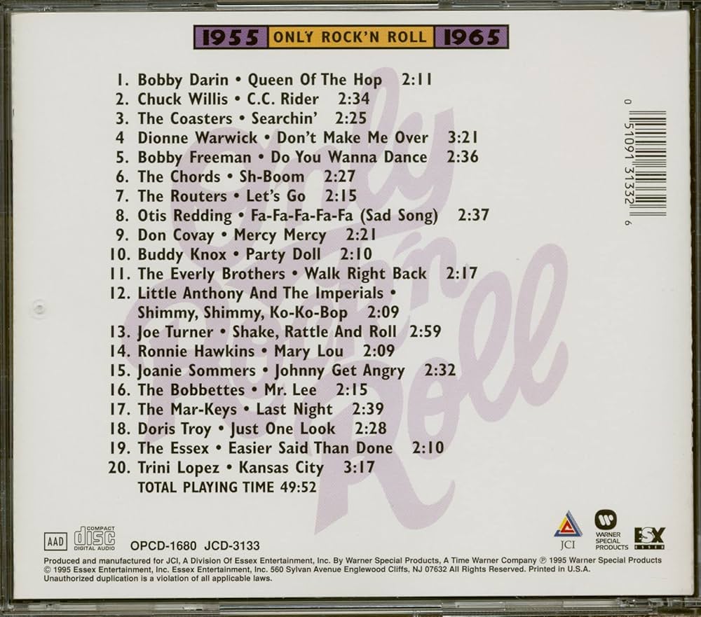 Various Artists - Only Rock N Roll 1955-1965 - Amazon.com Music